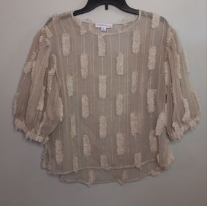 Boho sheer blouse